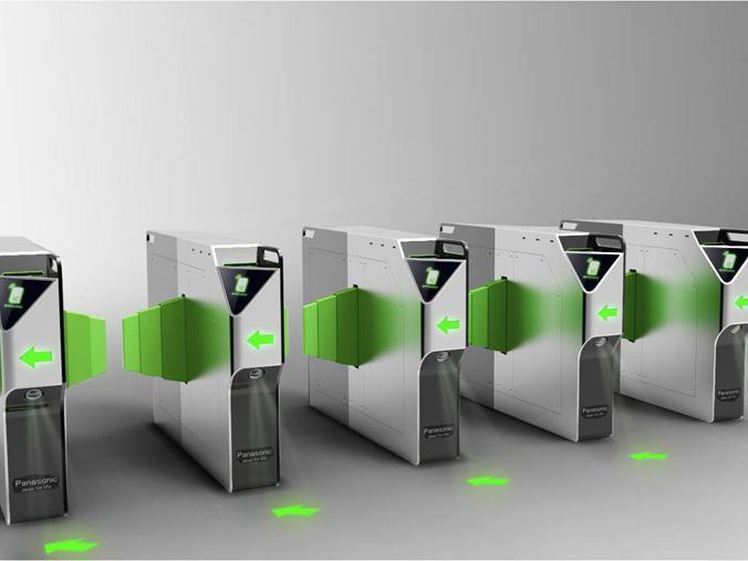 松下地铁安全闸机模具